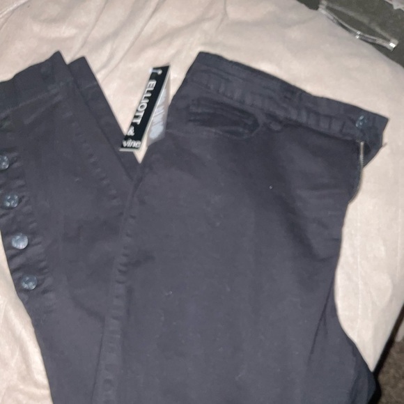 Size 16 Wide Elliott& Vine Black pants - Picture 3 of 4